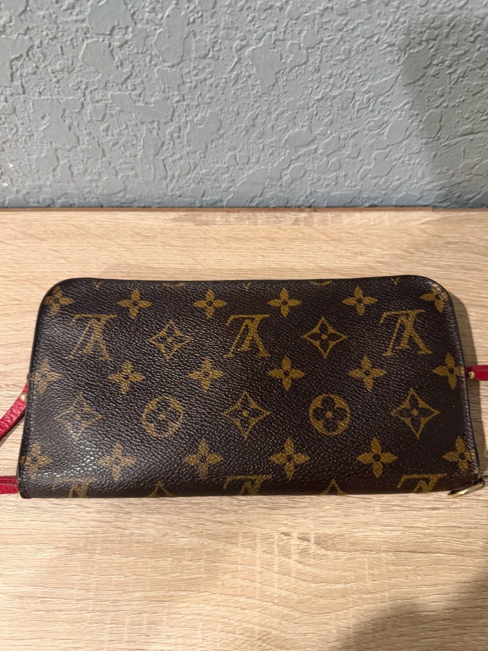 Louis Vuitton Insolite Wallet Kusama Monogram red